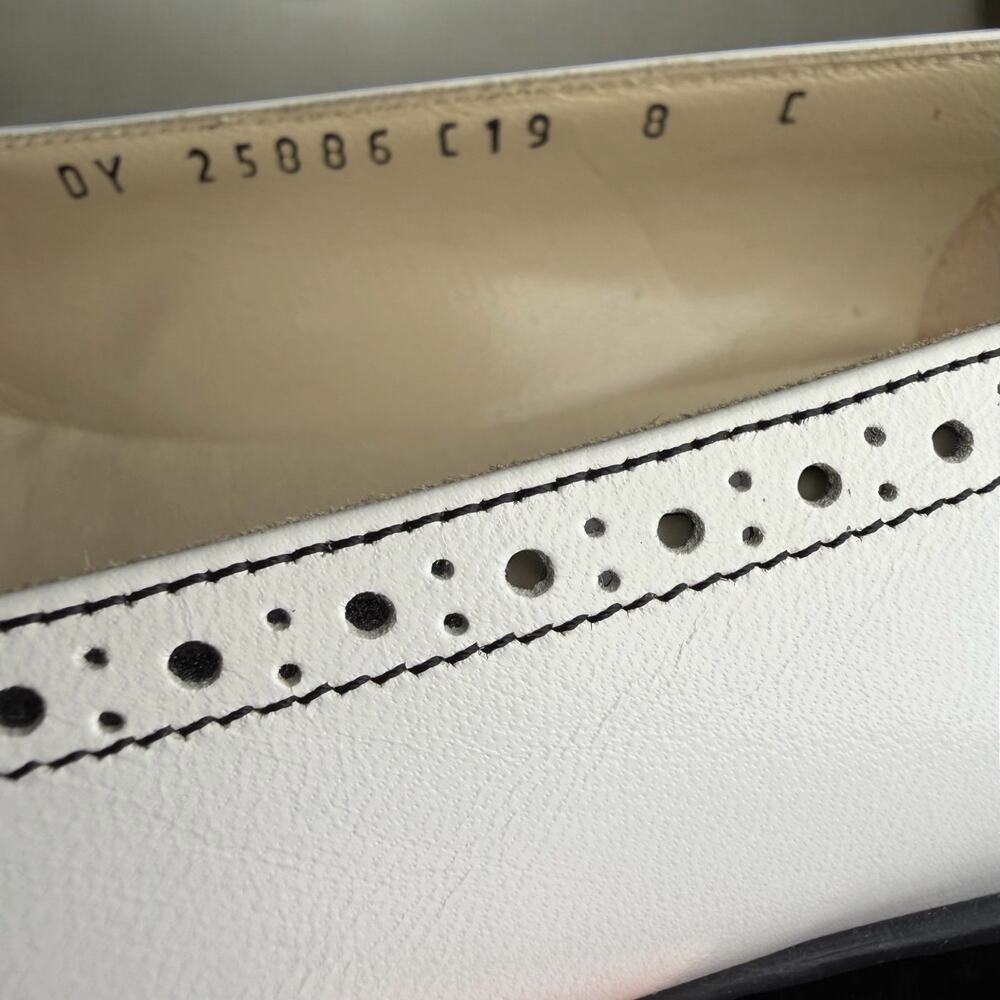 Salvatore Ferragamo Oxford Ballet Flat Size 8C - Picture 7 of 10